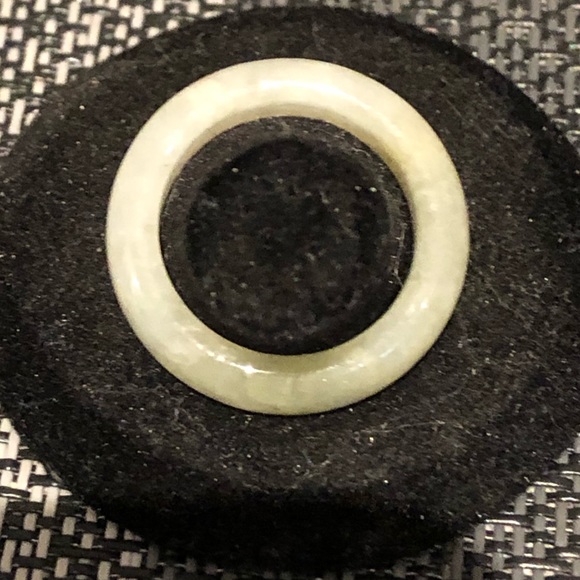 Wide Band Jade Ring - Picture 2 of 4